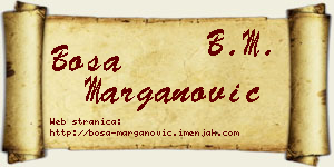Bosa Marganović vizit kartica